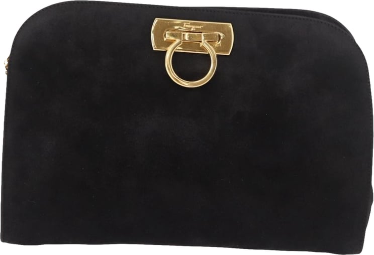Salvatore Ferragamo Salvatore Ferragamo Gancini Chain Suede
