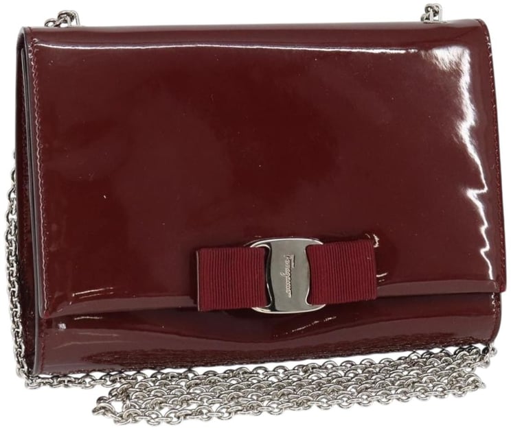 Salvatore Ferragamo Salvatore Ferragamo Vala Chain Shoulder bag Patent leather