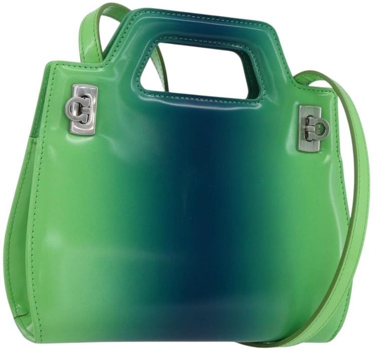 Salvatore Ferragamo Salvatore Ferragamo Wanda Top Handle Shoulder Bag Gradient Leather Mini