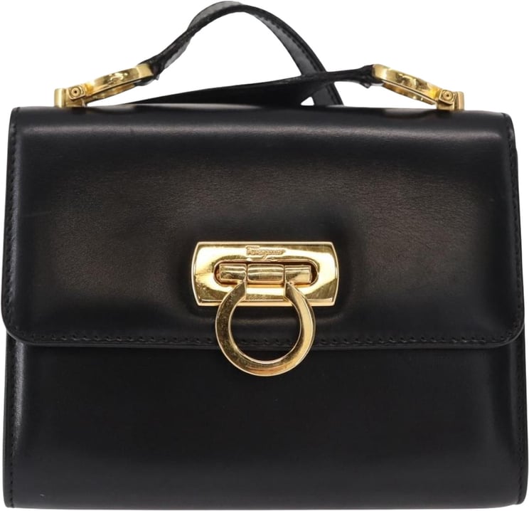 Salvatore Ferragamo Salvatore Ferragamo Gancini Flap Leather