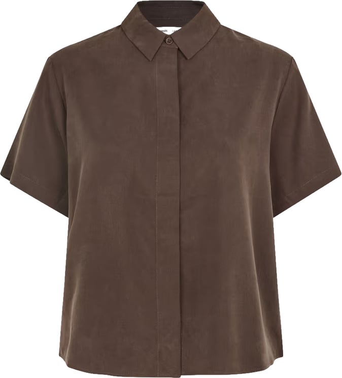 Samsøe Samsøe Samsoe Samsoe - Mina ss shirt 14028 - F21200143 - 190910TCX Mulch