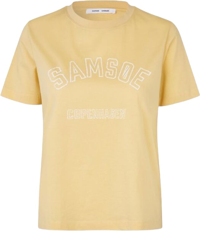Samsøe Samsøe Samsoe Samsoe - Sacamino ss t-shirt 15276 - F25200025 - CLR002814 Straw logo