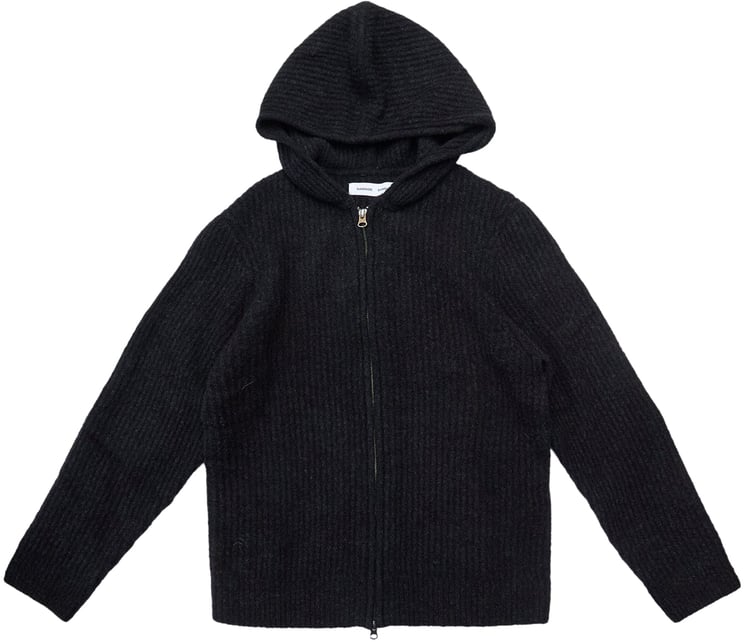 Samsøe Samsøe Felpa Con Cappuccio Knit Sakoji Nera