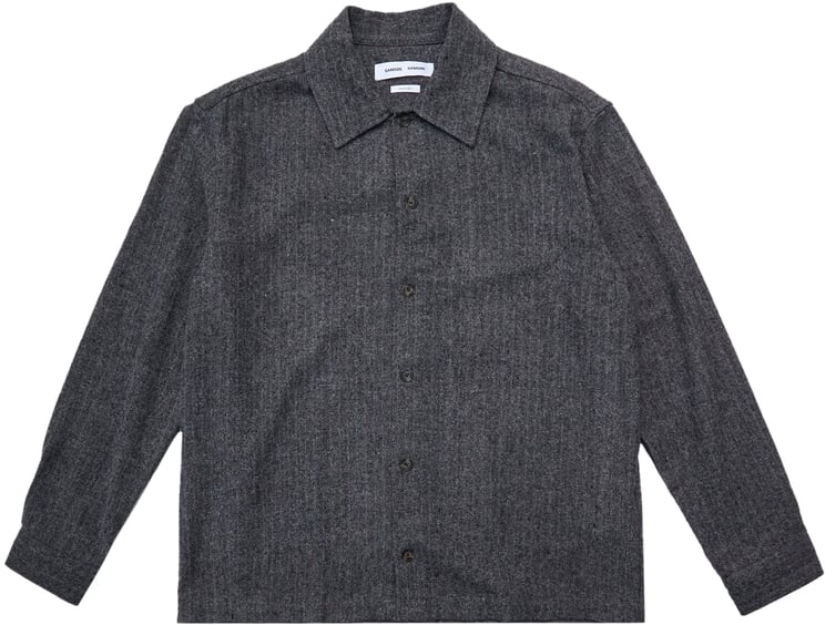 Samsøe Samsøe Overshirt Sacastor Grey Herringbone