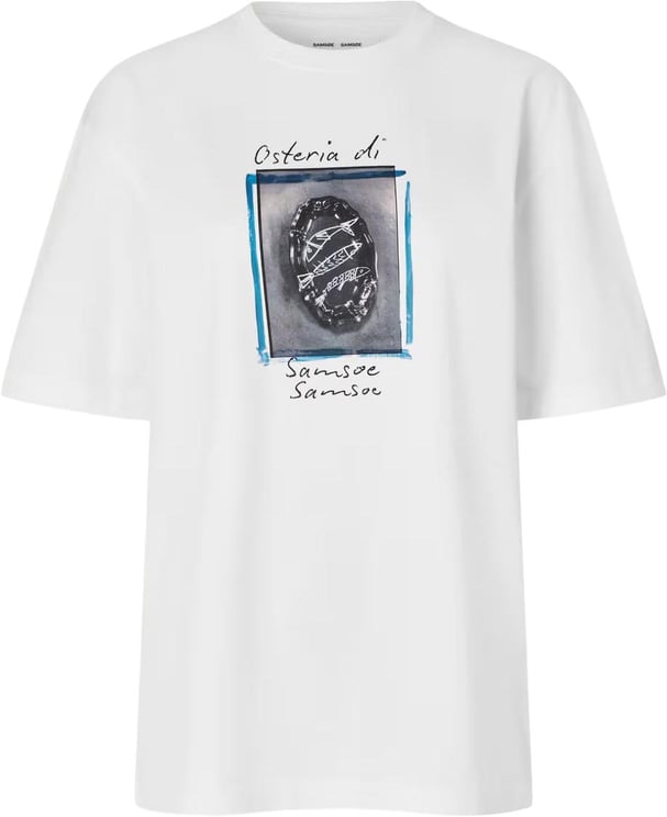 Samsøe Samsøe Samsoe Samsoe - Sagergei t-shirt 11725 - U26100016 - CLR002662 White osteria