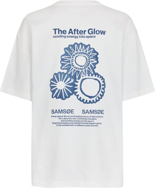 Samsøe Samsøe Samsoe Samsoe - Sauni t-shirt 11725 - U26200023 - CLR002793 Blue solar drift