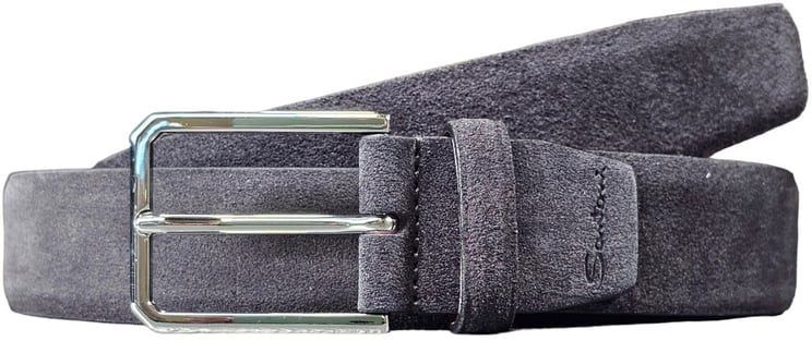 Santoni Riemen Grijs