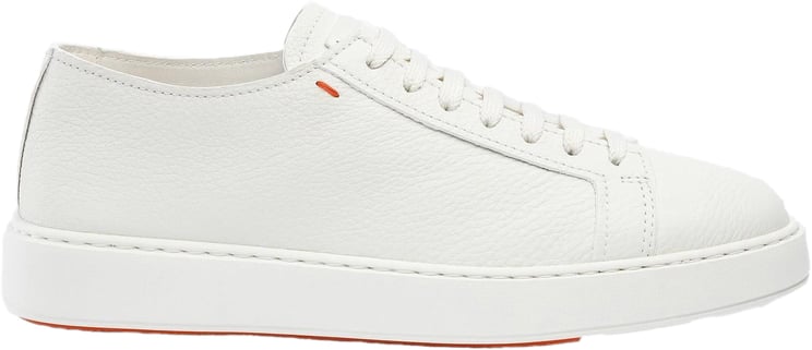 Santoni Heren Biking Sneaker Wit