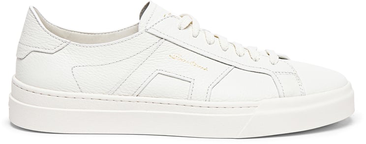 Santoni Men's leather sneaker