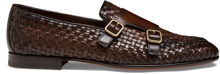 Santoni Men's leather loafer