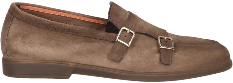 Santoni Heren Double-Buckle Loafer
