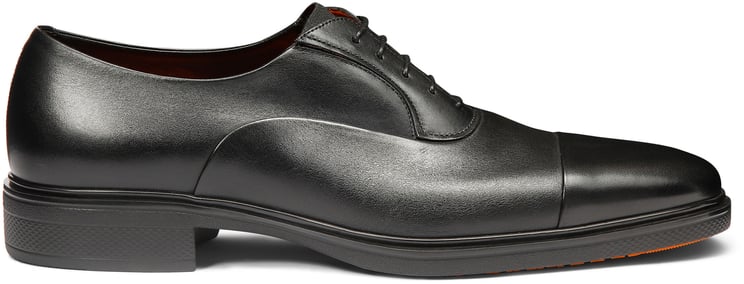 Santoni Men's leather Easy laceup