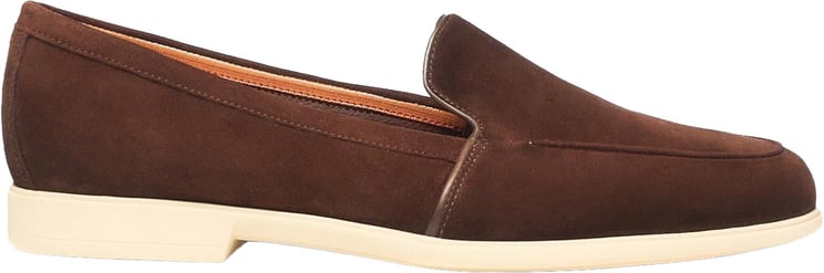 Santoni Dames Malibu Loafer Brown