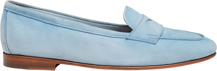 Santoni Women's suede Carla loafer