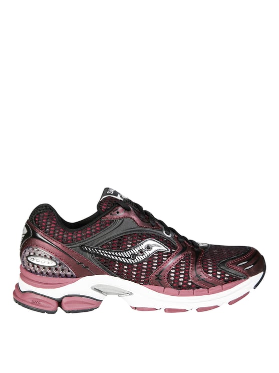Saucony Breathable Low-Top Sneaker with Suede and Mesh Overlays