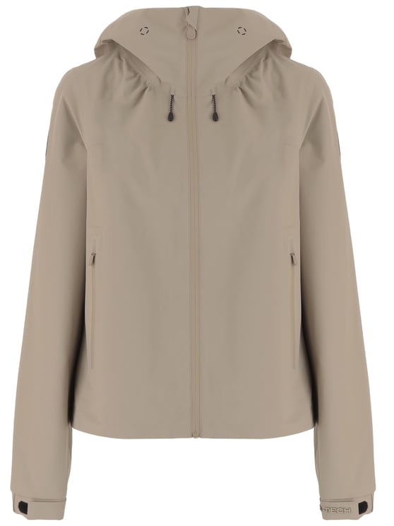Save the Duck Nylon Jacket with Adjustable Hood and Design