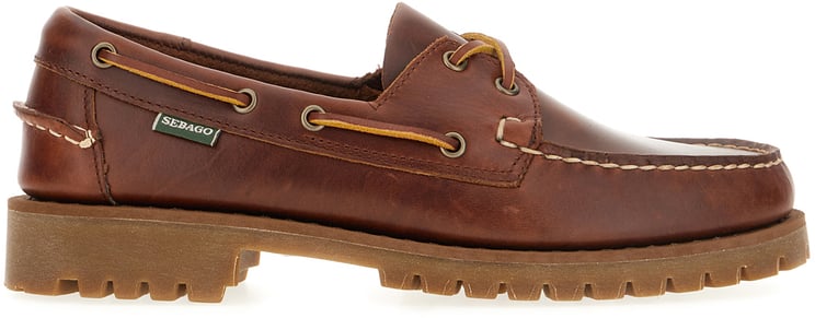 SEBAGO Sebago Brown leather Ranger loafers