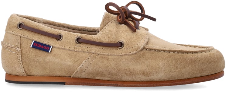 SEBAGO Owen Boat Shoes Beige Camel