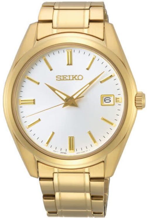 Seiko HEREN NEW LINK DOUBLE BRACELET WIT 100M WR SUR314P1