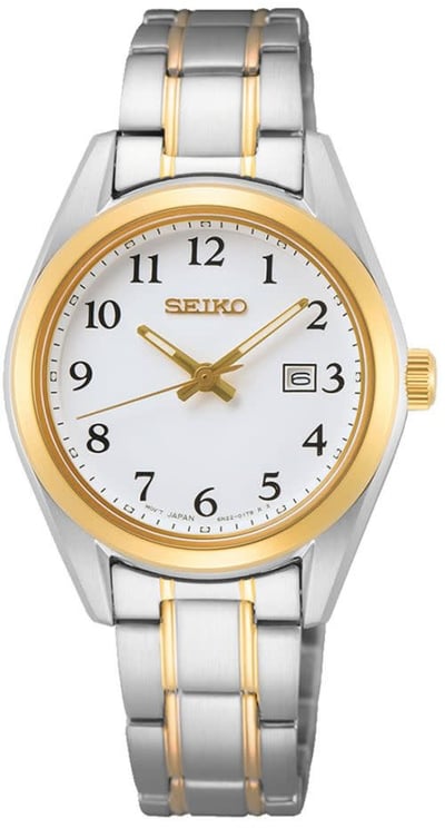 Seiko DAMES NEW LINK BICOLOUR BRACELET WIT 100M WR SUR466P1