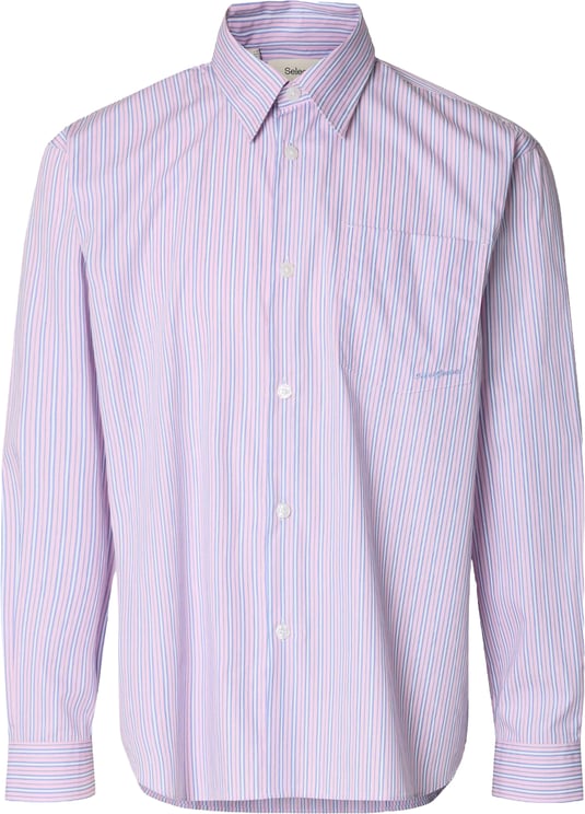 Selected Homme Camicia Relaxed Hotel Amour Fresh Pink