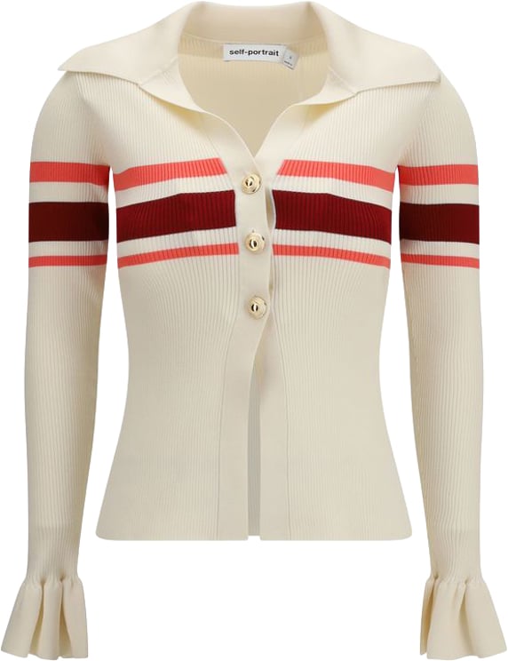 Self-Portrait Self-Portrait Beige Viscose Blouse