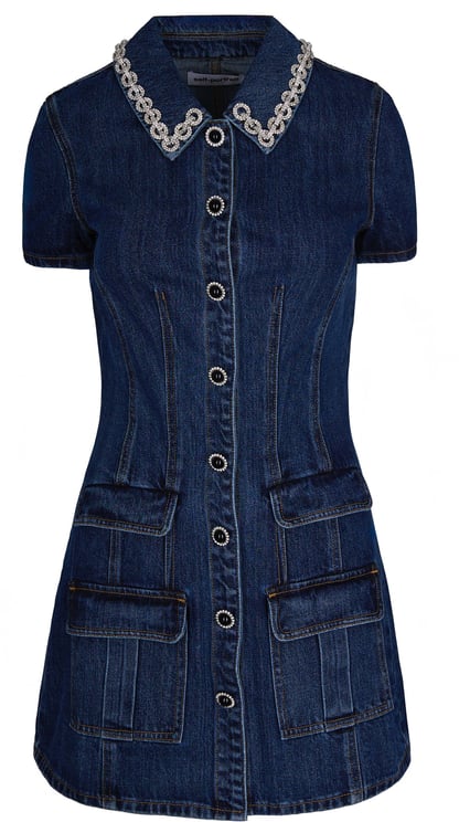 Self-Portrait Dresses Blue