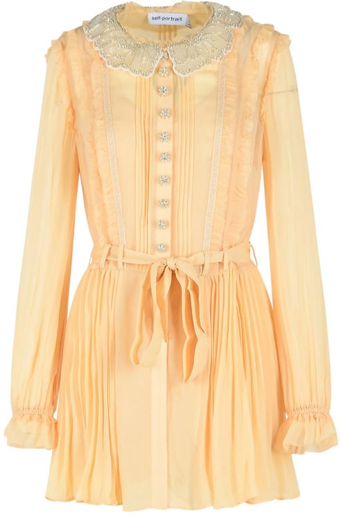 Self-Portrait Dresses Orange