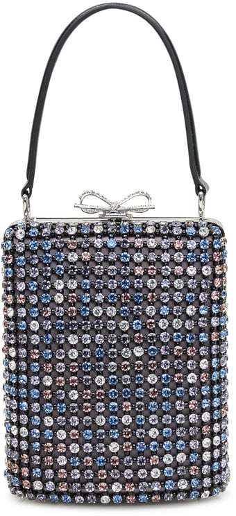 Self-Portrait Mini Bag con Cristalli