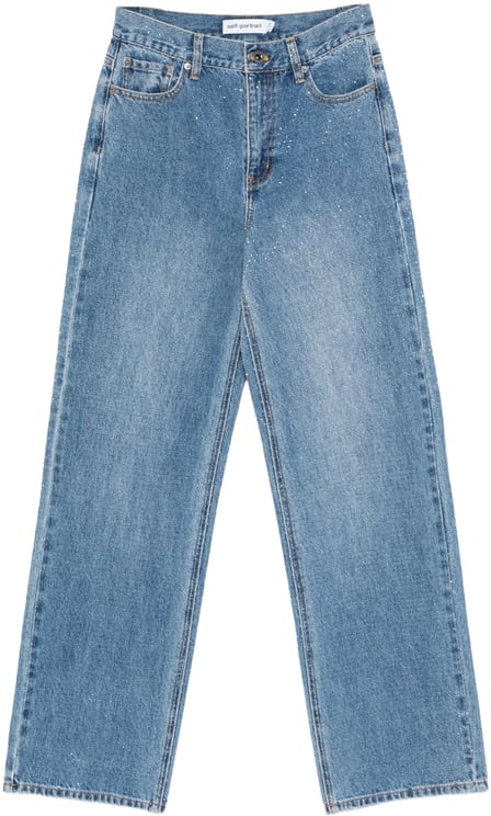 Self-Portrait Jeans Blue