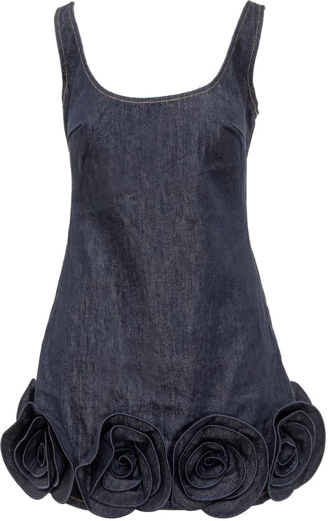 Self-Portrait Abito Mini con Fiori 3D