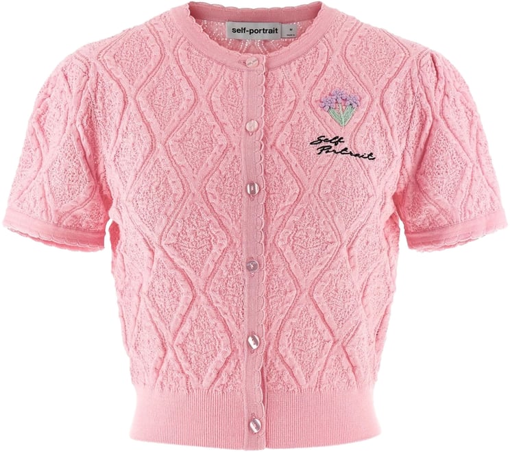 Self-Portrait Sweaters Pink