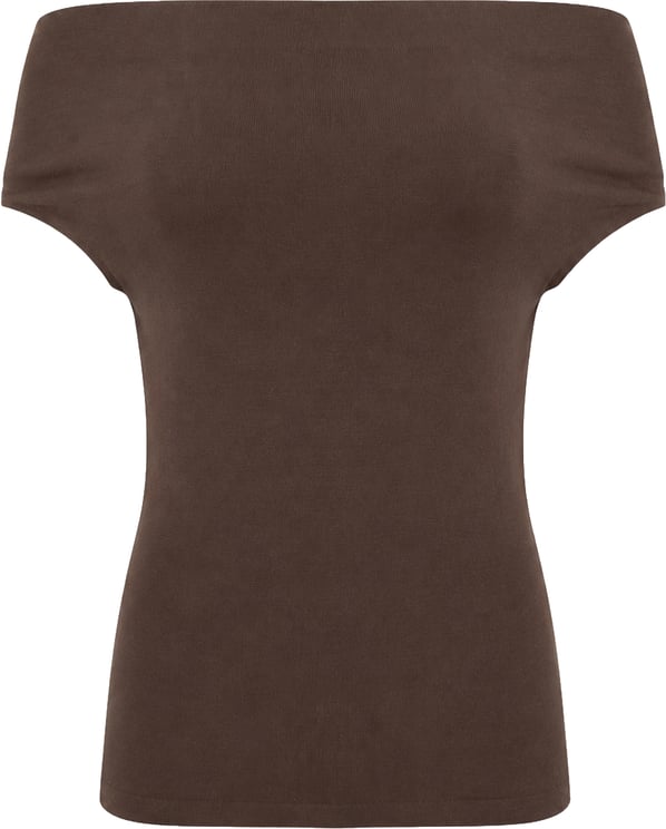 Semicouture Top Dark Cacao