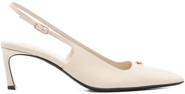 Sergio Rossi With Heel Parchment