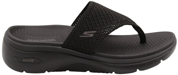 Skechers Teenslipper Black