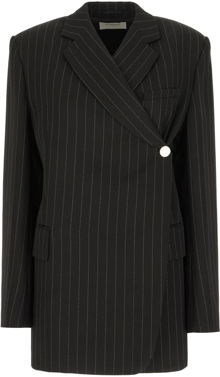 Sportmax Sportmax Embroidered viscose blend blazer