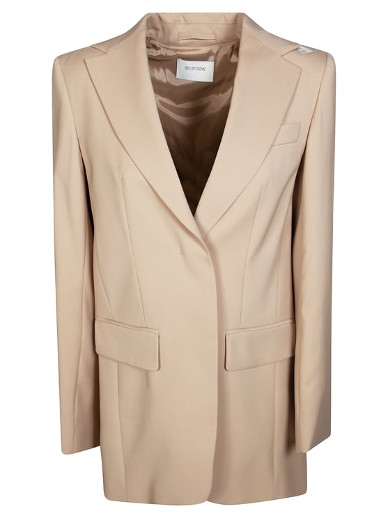 Sportmax Neutral Mela Pleated Back Blazer