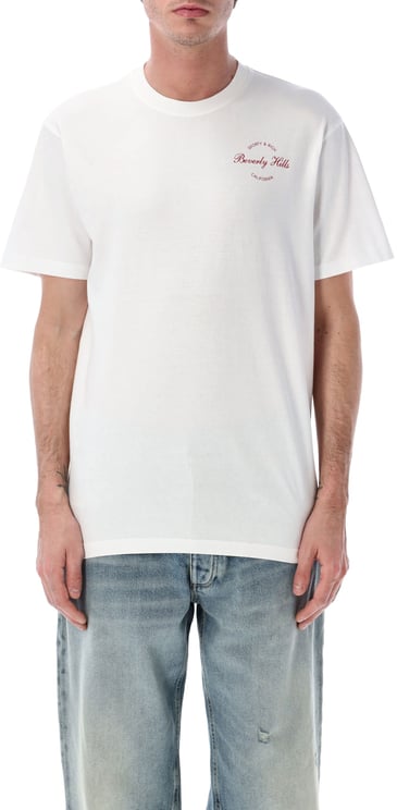 Sporty & Rich Sporty & Rich Beverly script cotton T-shirt