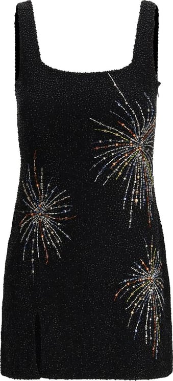 Staud Staud Black Nylon Casual Dress