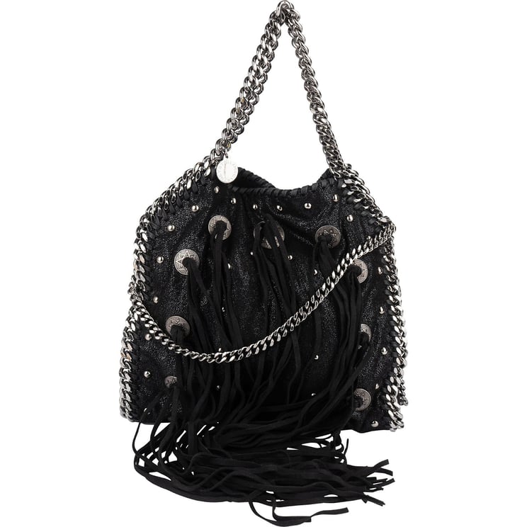 Stella McCartney Stella McCartney Falabella Studded Fringe Tote Shoulder Bag