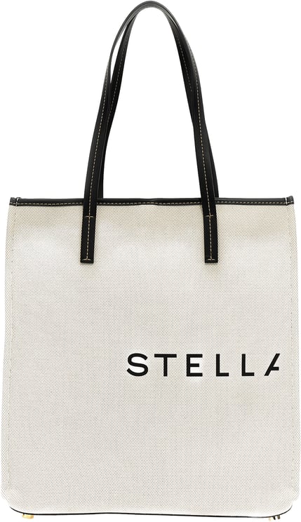Stella McCartney Stella McCartney Beige Cotton Tote Bag