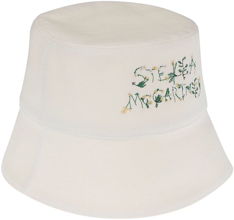 Stella McCartney Bucket Hat Elegant Embroidered Detailing