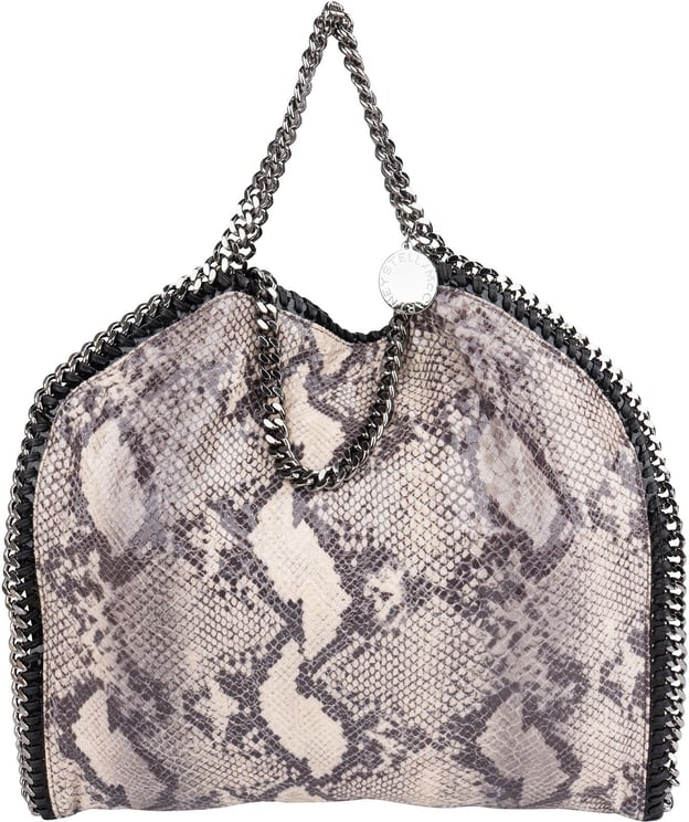 Stella McCartney Stella McCartney Python Print Falabella Fold Over Tote Shoulder Bag