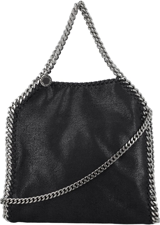 Stella McCartney Falabella Mini Bag Eco Shaggy Deer Nero