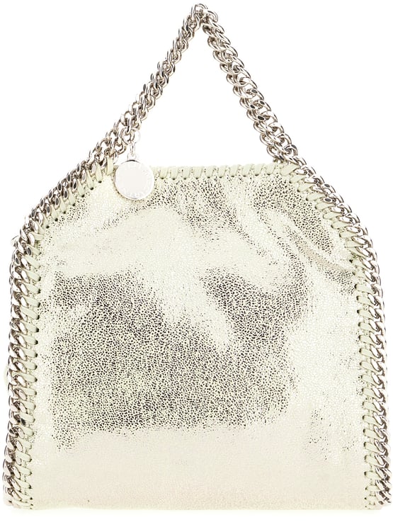 Stella McCartney Stella Mccartney Pastel green shaggy deer tiny Falabella handbag