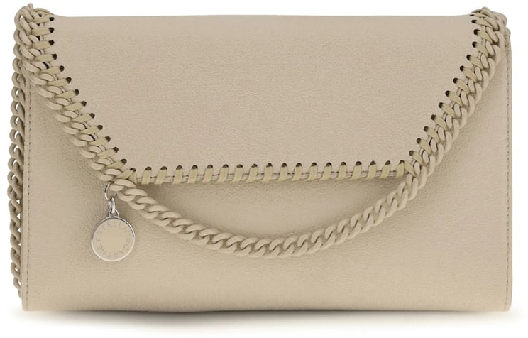 Stella McCartney Rectangular Polyester Wallet Bag With Chain Detail