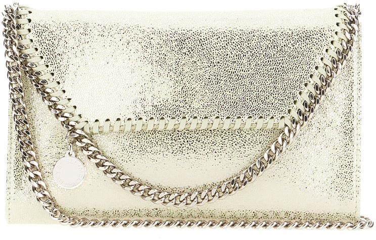 Stella McCartney Stella Mccartney Pastel light blue shaggy deer mini Falabella crossbody bag