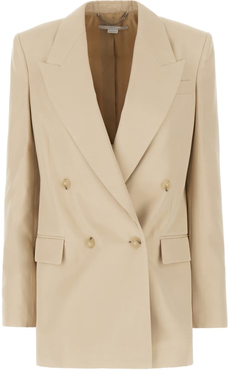 Stella McCartney Stella Mccartney Sand viscose blazer