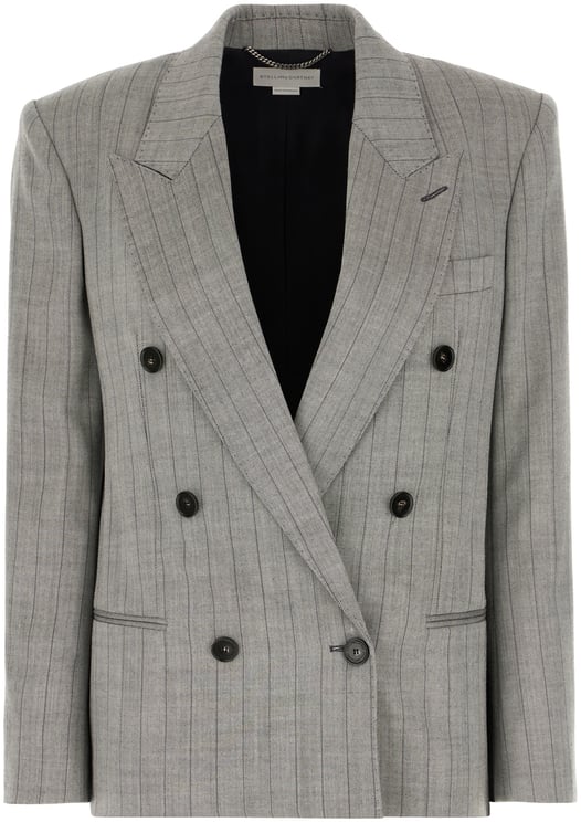 Stella McCartney Stella Mccartney Embroidered stretch wool blazer