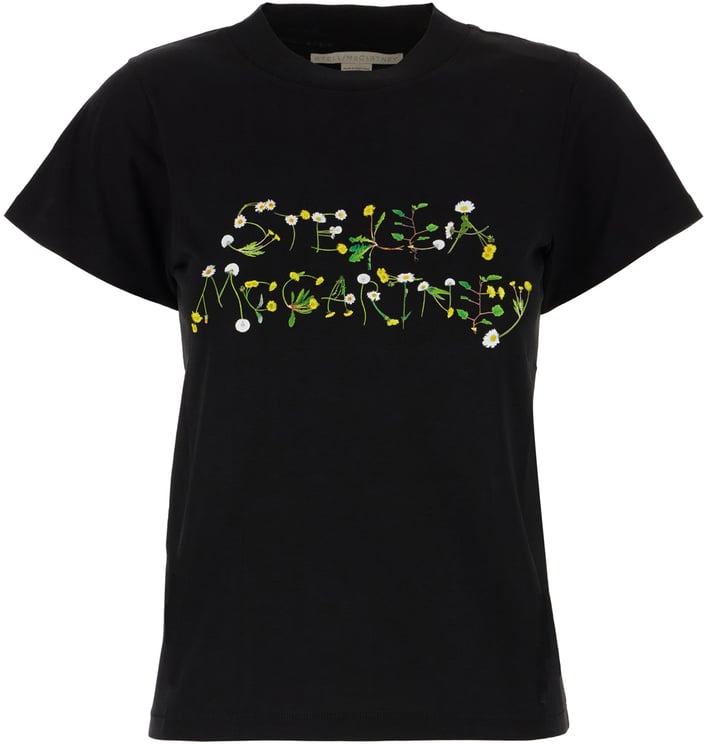 Stella McCartney Stella Mccartney Black cotton t-shirt